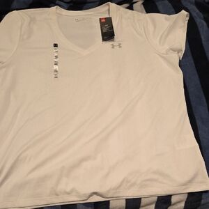 Under Armour Women's White Short Sleeve Tee